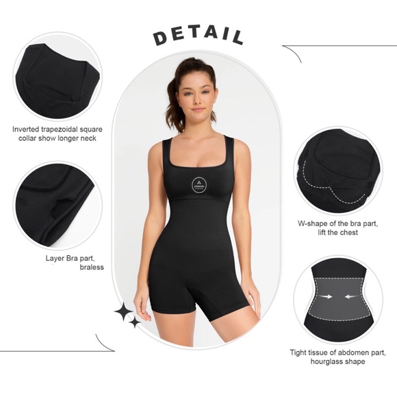 One Piece Shaping Romper - Picture 7 of 9